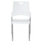 Office Star Products STC Series Straight Leg Stack Chair, White / Silver STC8300C4-11 - alternate 9