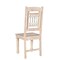 Homeroots Set of Two White Wood Slat Back Dining Side Chairs 522056 - alternate 9
