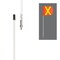 Safetywhips Warning Whip Heavy Duty Whip with Flag, White Whip, Orange Flag, Yellow Reflective X, 36 Length SW03QDNP-SXY - alternate 5