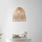Jonathan Y Sofia 17.5" 1-Light Farmhouse Coastal Rattan 180" Cord Plug-In or Hardwired LED Pendant, Brown JYL1400A - alternate 17