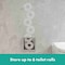 Hansgrohe Original Recessed Toilet Paper Holder w/ Storage & Tileable Door in Brushed Stainless Steel 56058800 - alternate 6