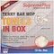 Supremeplus Terry White Bar Towels - 14 in x 17 in to 16 in x 19 in, 10 lbs. Compressed Box SP-5451 - alternate 1