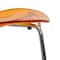 Leisuremod Modern Oyster Side Chair in Transparent Orange with Chromed Base OC17TOR - alternate 9