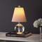 Jonathan Y Goddard 16" Crystal Ball/Metal LED Table Lamp, Clear/Pink JYL2079C - alternate 7