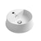 Whitehaus Collection Britannia Round Above Mount Basin with Single Faucet Hole Drill B-SH03 - alternate 1