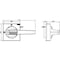 Siemens handle with masking plate standard illuminated size 100x 100 for shaft 10x 8UD1851-3CD01 - alternate 3