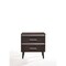 Homeroots 15" X 22" X 23" Cherry (High Gloss) Wood Veneer (Paper) Nightstand 347547 - alternate 5