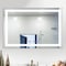 Fab Glass And Mirror LED Mirror 36x72inches, Led Bathroom Mirror with Lights Front and Backlit Anti-Fog Memory Brig HC36X72 - alternate 1