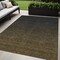 Homeroots 5' X 8' Gray And Brown Abstract Washable Indoor Outdoor Area Rug 588931 - alternate 1