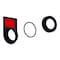 Schneider Electric Flush mounting kit, Harmony XB5, mounting kit 30mm for push buttons and pilot lights 22mm, plastic, 2 line legend ZB5AZ025 - alternate 4