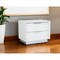 Homeroots 21" White Two Drawers Nightstand 370743 - alternate 7