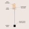 Jonathan Y Levitt 60.5" Marble/Metal LED Floor Lamp, Black/Chrome JYL2062A - alternate 9