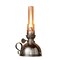 Kings County Tools Oil Lamp 9 in Tall Lantern with Antique-Style Nickel Body & Glass Chimney Decorative Kerosene GW78A05-22 - alternate 1