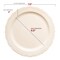 Smarty Had A Party 7.5" Ivory Vintage Round Disposable Plastic Appetizer/Salad Plates (120 Plates), 120PK 867IV-CASE - alternate 11