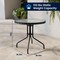 Flash Furniture Round Glass Table w/4 Blk Rattan Chrs, Rnd, 28", Aluminum, Glass, Metal, Plastic, Rattan, Clear TLH-087RD-037BK4-GG - alternate 19
