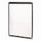 Excello Global Products Menu Holder For 8.5 x 11 Menus, Portrait, 2-View, 9.3 x 12 Holder, Clear/Black/Silver, 10PK SPLS-MENU-2 - alternate 4