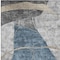 Homeroots 10' X 14' Blue Gray And Charcoal Abstract Washable Indoor Outdoor Area Rug 587577 - alternate 8