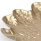 Homeroots 6in Gold Metal Handmade Leaf Trinket Tray 713012 - alternate 8