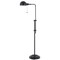 Homeroots 58" Bronze Adjustable Traditional Shaped Floor Lamp With Bronze Dome Shade 526255 - alternate 1