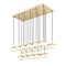 Z-Lite Renaud Modern Gold 17 Light Linear Chandelier 827P6-17L-MGLD-LED - alternate 7
