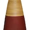 Uniquewise "31.5"" Tall Handcrafted Bamboo Floor Vase, Burgundy and Natural" QI003353R.L - alternate 7