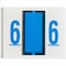 Smead Labels, Color Coded, 6, Roll, Blue 67376 - alternate 2
