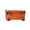 5Seconds Brand STEEL STRONG Platform Cart 48X24 w/ 3000Lb Capacity, 8" Red Swivel Wheels With Lock, Diamond Plated 555036 - alternate 4