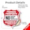 Signmission Private Property Shield Sign No Hunting, 4 inch X 4 inch, Vinyl Decal, 2PK SHI-D-2PACK-4-446 - alternate 5