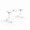 Lorell Spry Nesting Training Table Base, 2 Legs, 29.5" Height, White LLR60739 - alternate 1