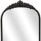 Homeroots 16" Black Metal Arch Accent Mirror 632511 - alternate 8