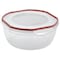Sterilite UltraSeal 0 Storage Bowl, 81 qt Capacity, Plastic, ClearRocket Red, 558 in Dia, 12 in H 3958602 - alternate 1