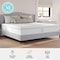 Martha Stewart SleepComplete 12 Inch King Firm Hybrid Pocket Spring and Foam Dual-Action Cooling Mattress CL-MODE-12K-MS - alternate 17