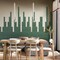 Apollo Tile Arte 1.97 in. x 7.87 in. Glossy Green Ceramic Subway Deco Wall and Floor Tile 4.09 sqft/case, 38PK RID88LRLDECGL - alternate 10
