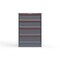 Strong Hold 4 drawer cabinet - (2x 8ft, 2x 9ft) - Red accents - Keyed Different S3044-PPDAS-0401DS - alternate 1