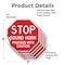 Signmission Stop Sound Horn Proceed with Cautio, 6 inch X 6 inch, Vinyl Decal, 5PK OC-D-5PACK-6-323 - alternate 4