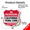 Signmission California No Trespassing Shield Sign Ca, 18 inch X 18 inch, Vinyl Decal, 2PK SHI-D-2PACK-18-368 - alternate 6