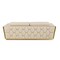 Homeroots 89" Beige And Gold Leather Sofa 551592 - alternate 18