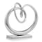 Homeroots 17" Silver Buffed Aluminum Tabletop Sculpture 354630 - alternate 1