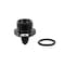Hps Performance -4 AN Male to -10 O-ring Boss (ORB) Port Thread Male Adapter, Aluminum, Black AN920-04-10 - alternate 1