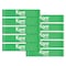 Kore Design Fidget Kick Bands, Latex, 10in. to 16in., Green, 10PK KDKB-1002 - alternate 1