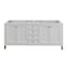 James Martin Vanities Chicago 72 in Double Vanity, Glossy White, w/ Single Hole 3CM White Zeus Silestone Top & Backsplash 503-V72-GW-1WZ - alternate 6