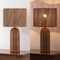 Jonathan Y Hazel 24" Bohemian Coastal Fluted Scalloped Cylinder Resin w/Hand-Woven Paper Rope Drum Shade L, 2PK JYL5511A-SET2 - alternate 9