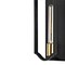 Jonathan Y Chloe 4.8 in. 1-Light Bohemian Farmhouse Iron LED Sconce, Black/Brass Gold JYL9916B - alternate 9