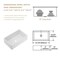 Wrightmaster 33" Apron-Front Farmhouse Single Bowl White Ceramic Kitchen Sink w/Bottom Grid and Basket Strainer ZOR-AW332010DS - alternate 7
