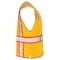 Dome75 Hi-Vis Safety Vest 4X/5X Class Non-ANSI/Enhanced Visibility , Zipper 6 Pockets, 2 Mic Tab DV2183 - alternate 6