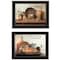 Homeroots Set Of Two By Grace 2 Black Framed Print Kitchen Wall Art, 2PK 407093 - alternate 1