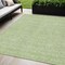 Homeroots 5' X 8' Artichoke Green Mint Green And Ivory Floral Washable Indoor Outdoor Area Rug 582315 - alternate 1