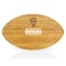 Picnic Time Family Of Brands NCAA NC State Wolfpack Kickoff Football Cheese Board - Novelty Charcuterie Board 908-00-505-423-0 - alternate 1