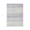 Homeroots 5' X 8' Lavender And Ivory Striped Washable Indoor Outdoor Area Rug 589693 - alternate 9