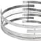 Homeroots 14in Silver Round Metal Geometric Vanity Tray 274453 - alternate 4